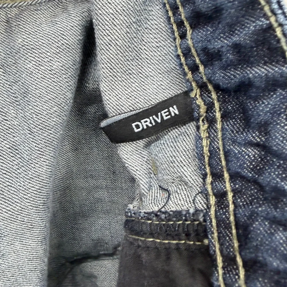 Buffalo Driven Jeans Mens 38x32 Dark Blue‎ Straight Leg Cotton Denim Pants